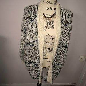European Long Blanket Cardigan